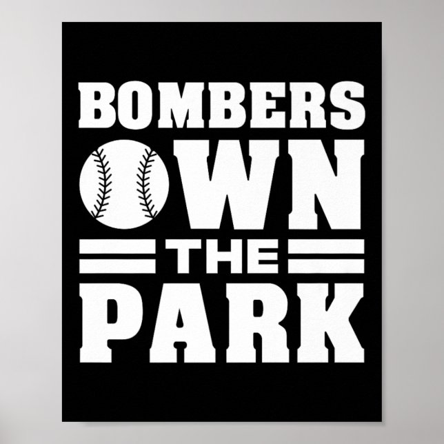 Affiche Les Bombardiers Richland Possèdent Le Parc (Devant)