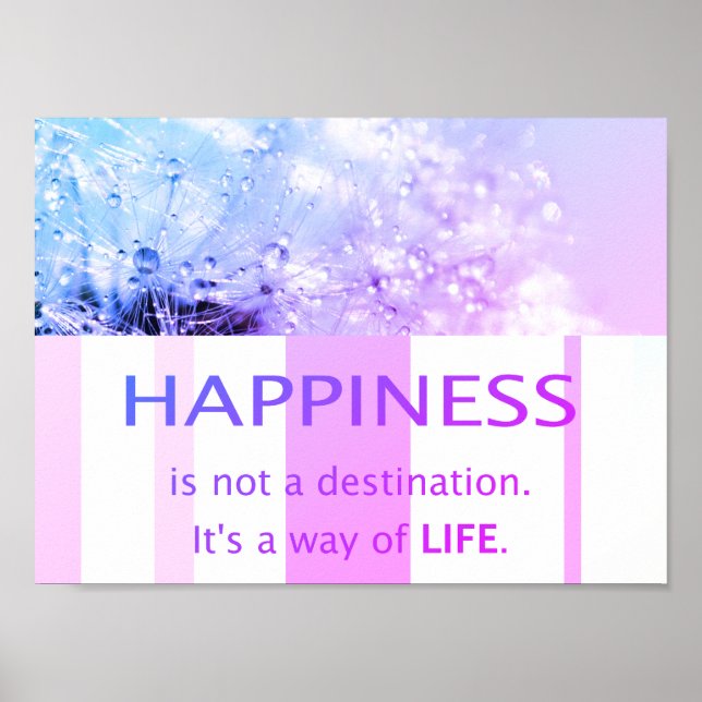 Affiche Les bonnes phrases Citations Les fleurs (Devant)