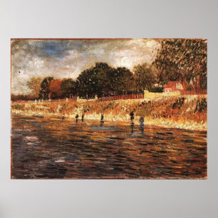 Affiche Les bords de Seine, Van Gogh