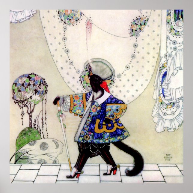 Affiche Les bottes de Kay Nielsen (Devant)