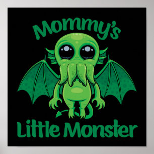 Affiche Les boudins de cthulhu du petit monstre de maman