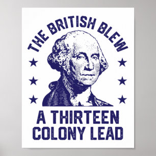 Affiche Les Britanniques Ont Perdu L'avance De 13 Colonies