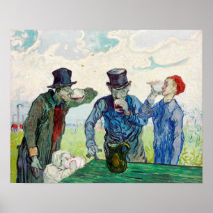 Affiche Les Buveurs par Vincent Van Gogh