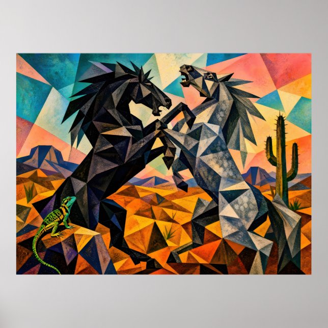 Affiche Les Bystanders – Le Lézard et Le Cactus (Devant)