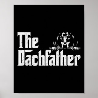 Affiche Les cadeaux de Fête des Pères pour Dackel Dogfathe