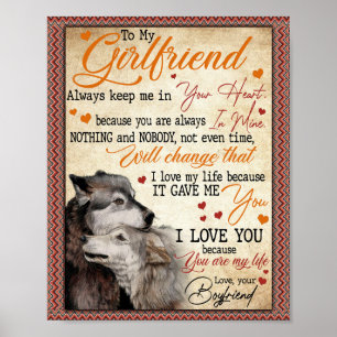Affiche Les cadeaux de Giramie Lettre à ma copine