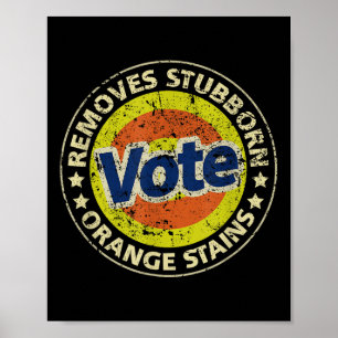 Affiche Les cadeaux drôles de détergents anti-Trump