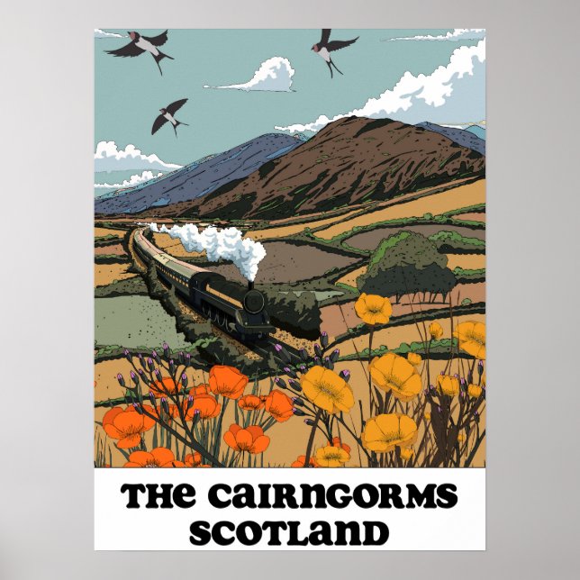 Affiche Les Cairngorms Écosse  (Devant)