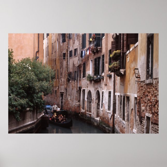 Affiche Les canaux de Venise (Devant)