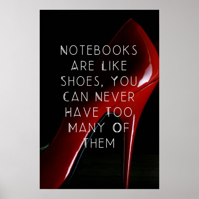 Affiche Les Carnets de talons rouges sont comme des chauss (Devant)