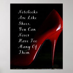 Affiche Les Carnets de talons rouges sont comme des chauss