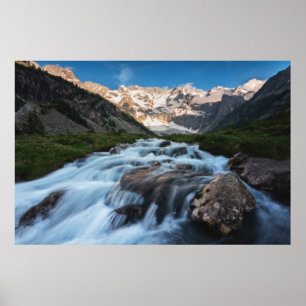 Affiche Les cascades   Lac Aviolo, Italie