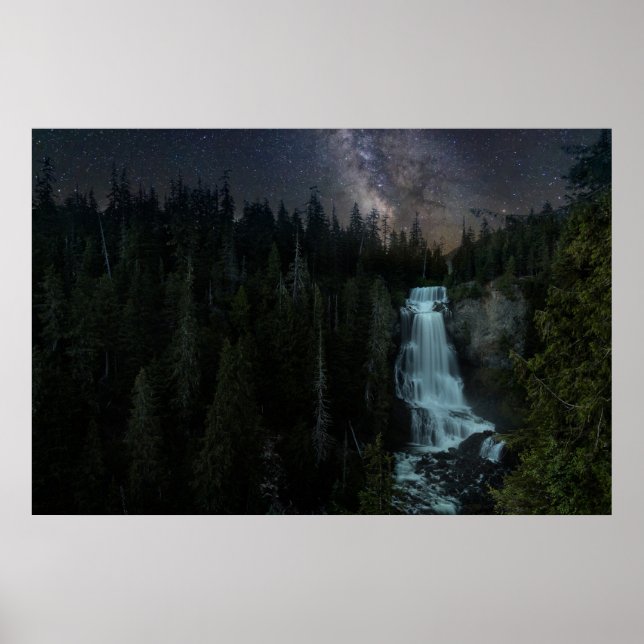 Affiche Les cascades | Parc olympique de Whistler (Devant)