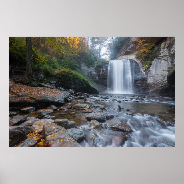 Affiche Les cascades | Regard sur les chutes de verre (Devant)