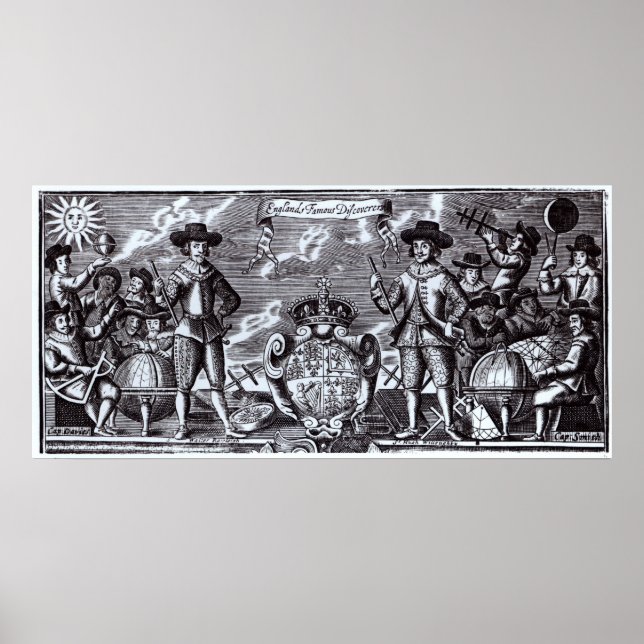 Affiche Les célèbres découvreurs britanniques (Devant)