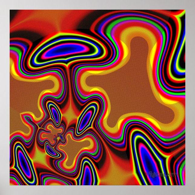 Affiche "Les champignons magiques du sud de Wajakaa" (Devant)