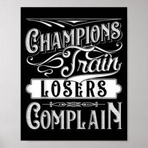 Affiche Les Champions Les Perdants De Train Se Plaignent G