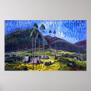 Affiche Les chances et les fins   Emily Carr  