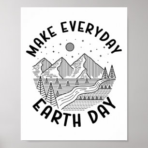 Affiche Les Changements Climatiques Font Du Jour des terre