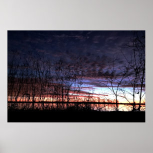 Affiche Les chasseurs de canards témoignent du lever du so