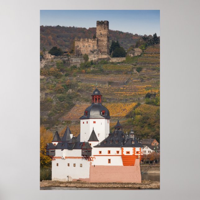 Affiche Les Châteaux De Gutenfels Et De Pfalzgrafenstein (Devant)