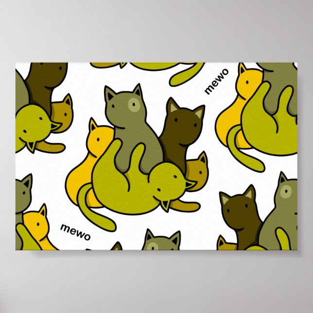 Affiche Les chatons d'olive (Devant)