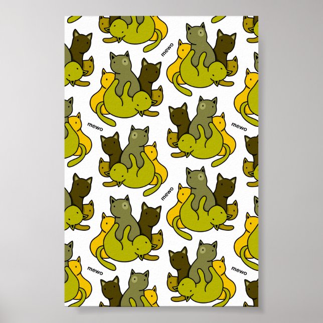 Affiche Les chatons d'olive (Devant)