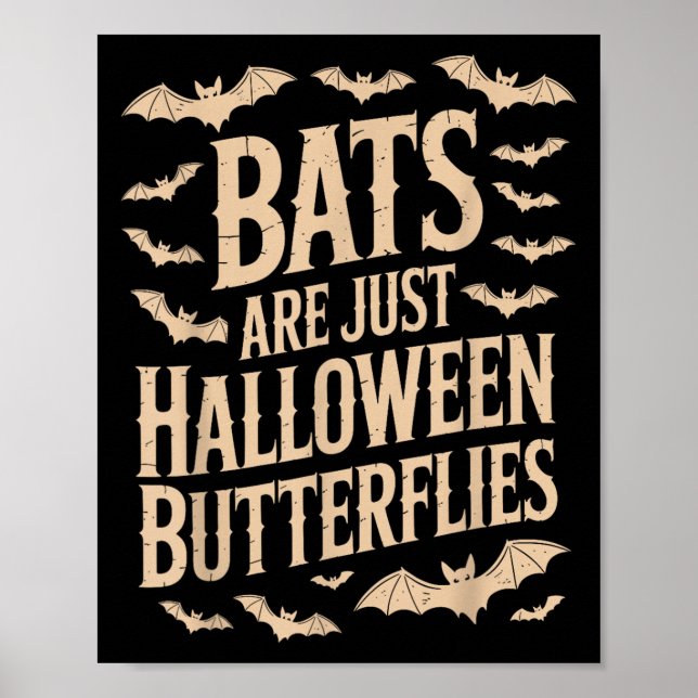 Affiche Les chauves-souris sont juste des papillons Saison (Devant)
