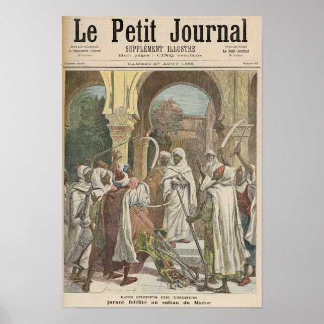 Affiche Les chefs tribaux prêtent fidélité aux (Devant)