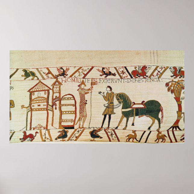 Affiche Les chevaliers quittent Hastings (Devant)