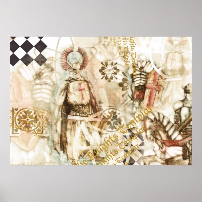 Affiche Les chevaliers Templiers (Devant)