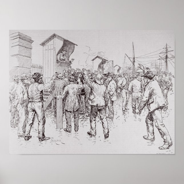 Affiche Les chômeurs de Londres (Devant)