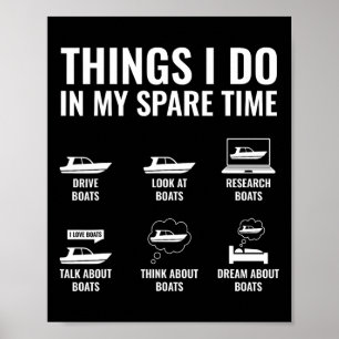 Affiche Les Choses Que Je Fais Dans Mon Temps De Rechange