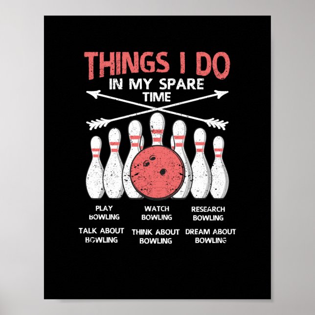 Affiche Les choses que je fais pendant mon temps libre Bow (Devant)