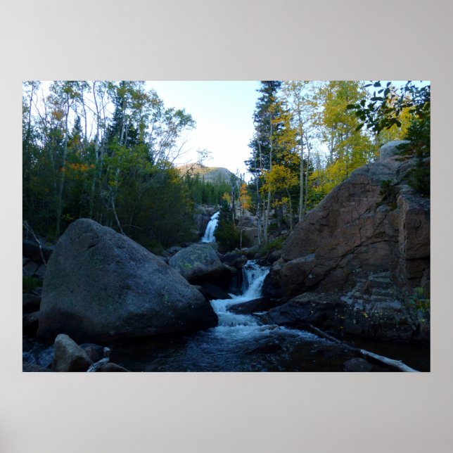 Affiche Les chutes de l'Alberta au lever du soleil dans le (Devant)