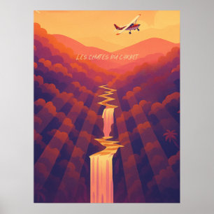 Affiche Les Chutes du Carbet Guadeloupe