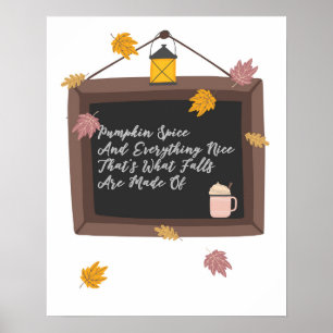 Affiche Les Chutes Sont Faits D'Affiche