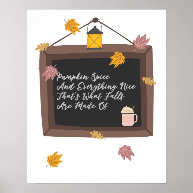 Affiche Les Chutes Sont Faits D'Affiche (Devant)