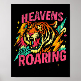 Affiche Les Cieux Rugissent Psaume 19_1 Tigre Chrétien