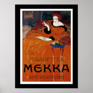 Affiche Les Cigarettes Mekka