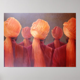 Affiche Les cinq têtes