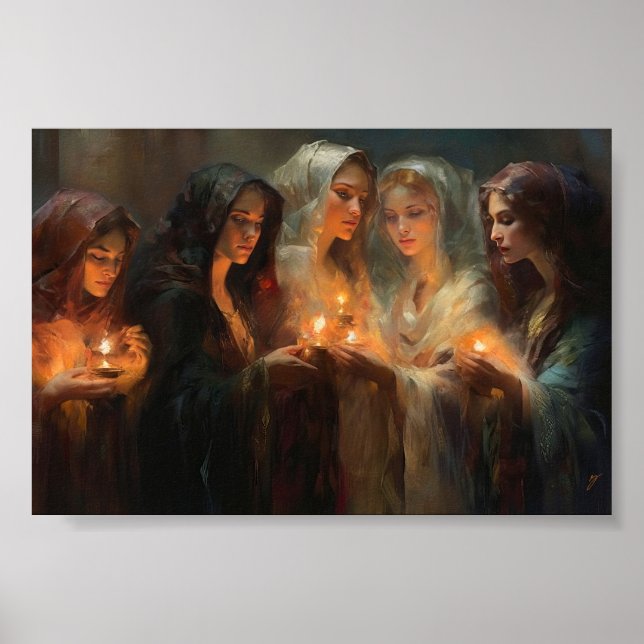 Affiche Les Cinq Vierges Sages (Devant)