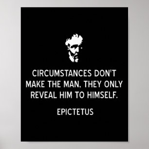 Affiche Les Circonstances De Citation De L'Épictète Stoïqu