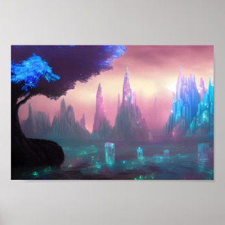 Affiche Les collines azurées d'Aerthian