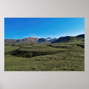 Affiche Les collines volcaniques