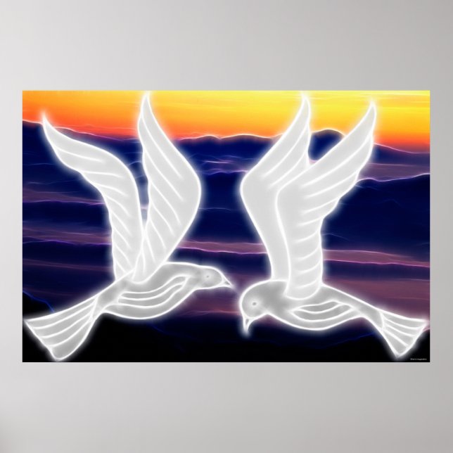 Affiche Les colombes (Devant)