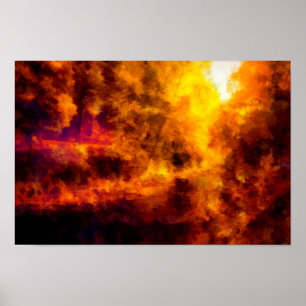 Affiche Les Colors d'autumn Landscape