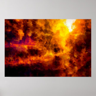 Affiche Les Colors d'autumn Landscape