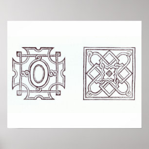 Affiche Les conceptions pour un noeud font du jardinage,