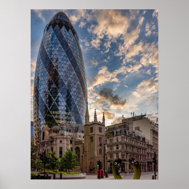 Affiche Les concombres de Londres (Devant)